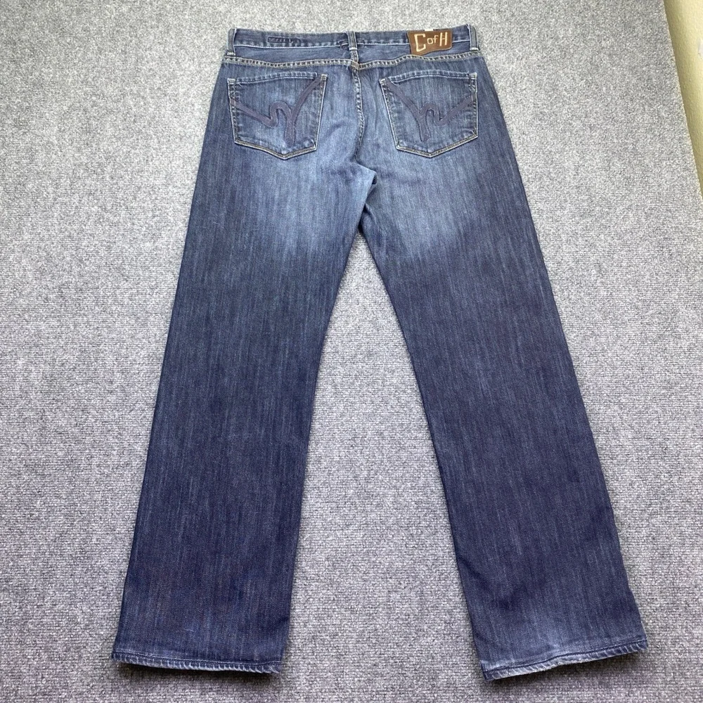 Citizens of Humanity Evans Straight Leg Jeans Mens 34 Dark Wash Blue Denim USA